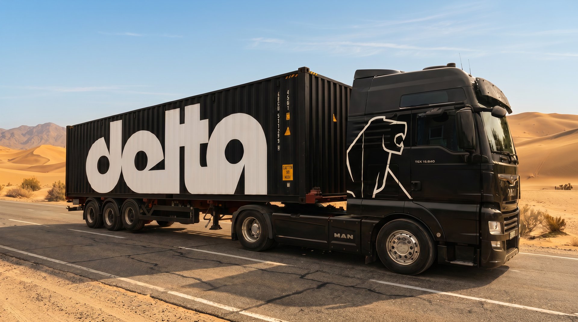 40ft Race-Container · Transport & Lager