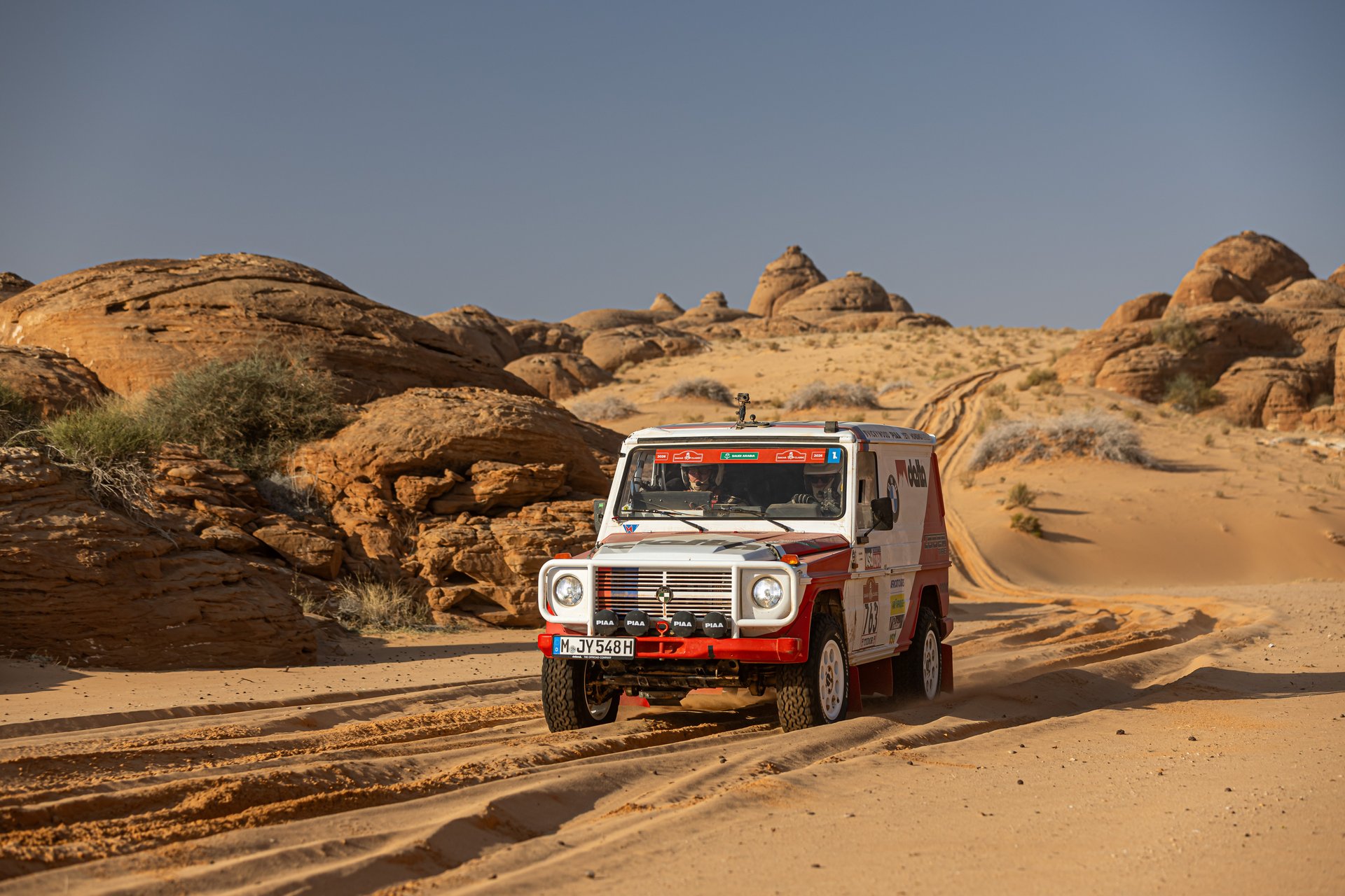 DELTA Race-Car im saudischen Renneinsatz